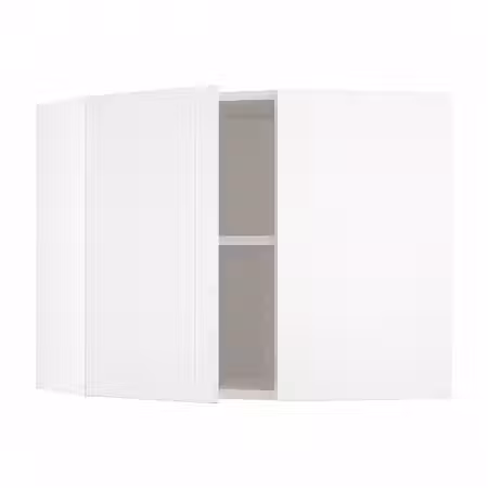 METOD Угловой навесной шкаф с полками - белый/Stensund белый 68x60 см