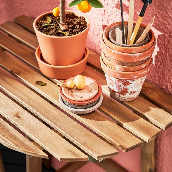 Пристенный стол, садовый, 70x44 см, складной светло-коричневая морилка IKEA ASKSTOCKHOLM СТОКГОЛЬМMEN АСКХОЛЬМЕН 803.210.21 - фото 5