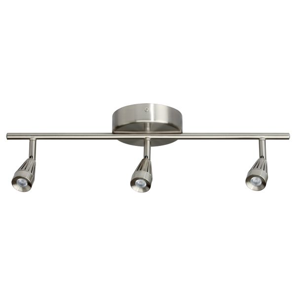 Потолочная шина с 3 светодиодами РИМДЕН, никелированный - фото 1