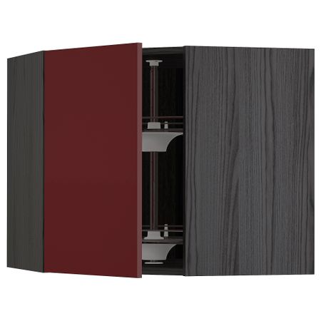 Угловой навесного шкаф с вращающейся секцией, 68x60 cm IKEA METOD МЕТОД 993.278.86