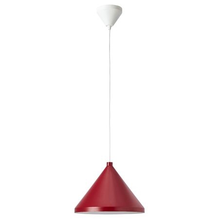 Подвесной светильник, темно-красный 33 см IKEA NÄVLINGE НЭВЛИНГЕ 304.407.76