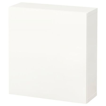 BESTÅ Комбинация настенных шкафов - белый/Lappviken белый 60x22x64 см