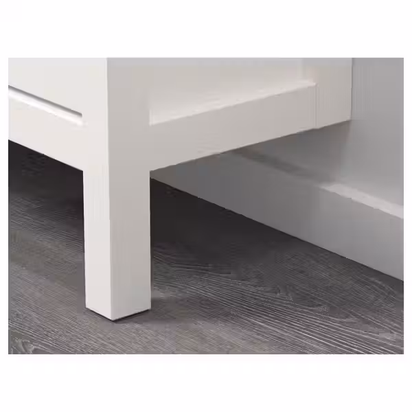 HEMNES Галошница с 2 отделениями - белый 89x30x127 см - фото 8