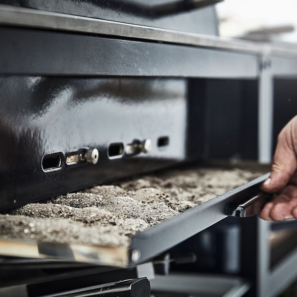 Угольный гриль, черный/нержавеющая сталь для сада 86x61 см IKEA GRILLSKÄR ГРИЛЛЬСКЭР 504.889.13 - фото 8