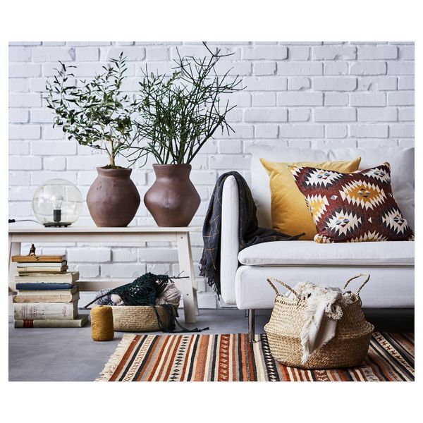 Чехол на подушку, золотисто-коричневый 50x50 см IKEA SANELA САНЕЛА 003.701.57 - фото 5