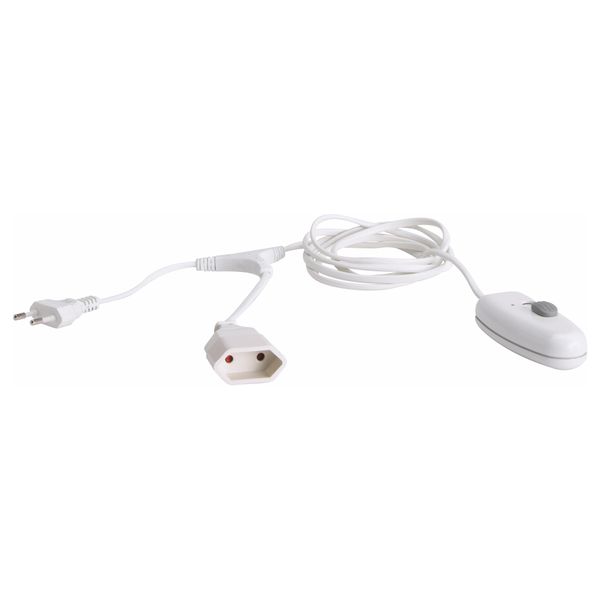 Регулятор освещения проводной ДИММА, белый - схема-чертеж с размерами