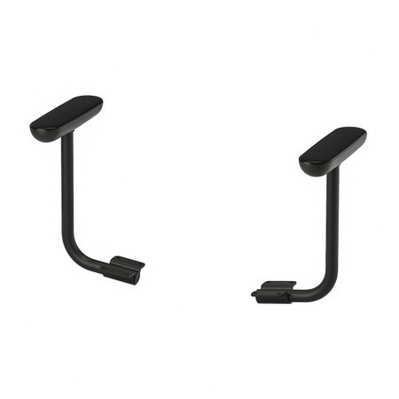 Комплект подлокотников 2шт, черный IKEA FLINTAN ФЛИНТАН 904.890.34