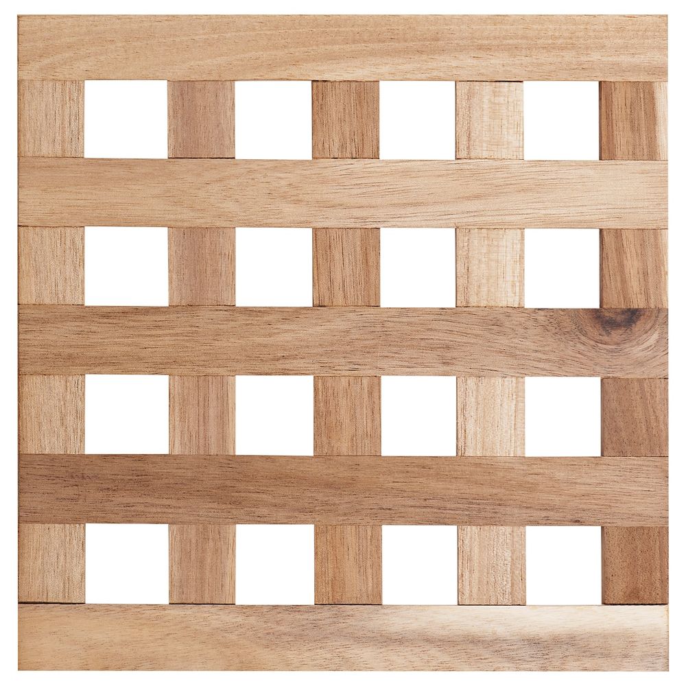 Подставка под горячее, акация 18x18 см IKEA NORDBY НОРДБИ 304.679.02 - схема-чертеж с размерами