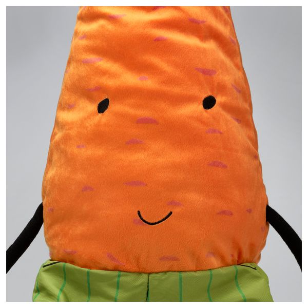 Мягкая игрушка ТОРВА, морковь, оранжевый - схема-чертеж с размерами