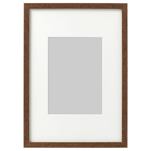 Рама, 21x30 см, классический коричневый IKEA HOVSTA ХОВСТА 203.657.63 - фото 1