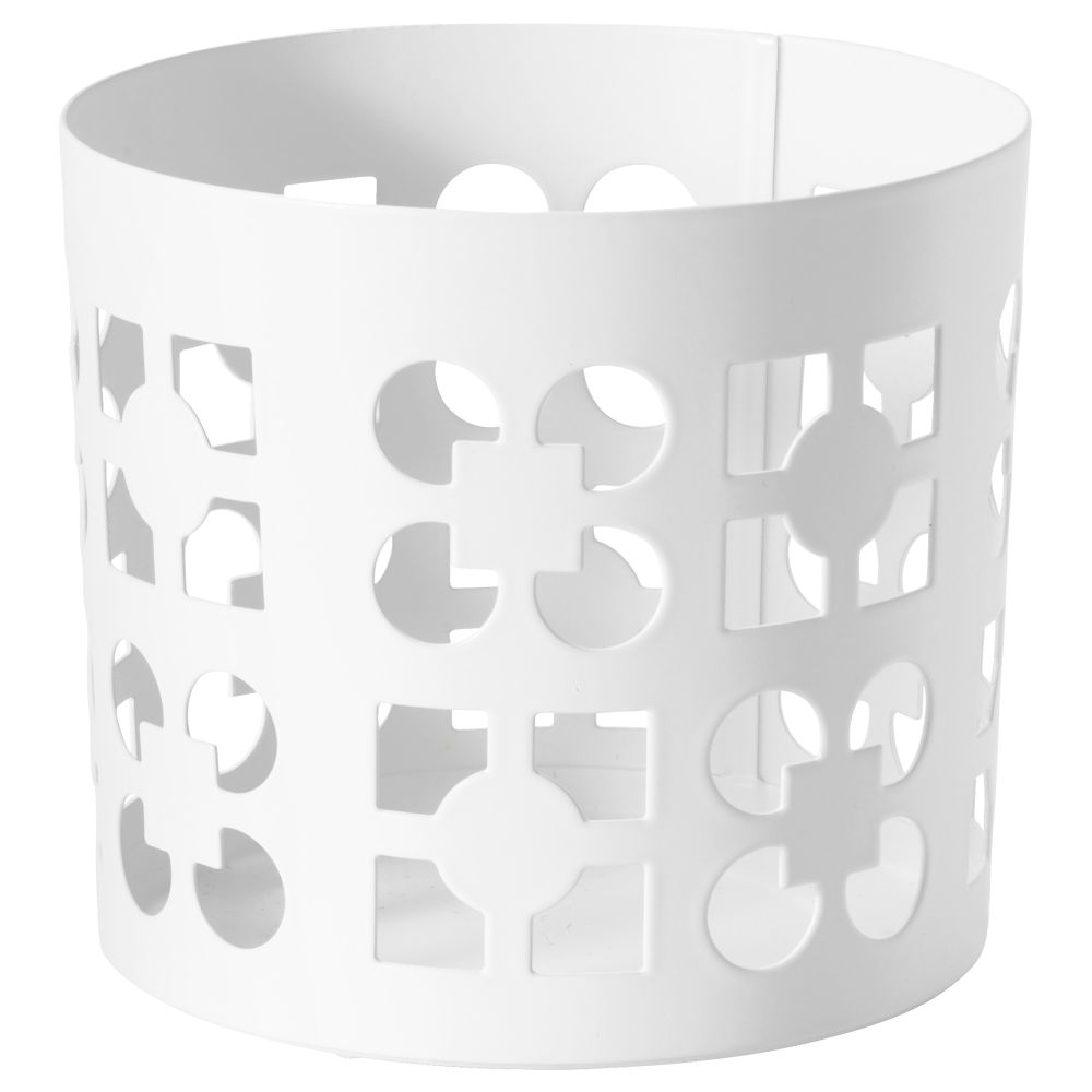 Украшение для свечи в стеклянном стакане ВАККЕРТ, цветок, белый (9.5 см) - фото 1