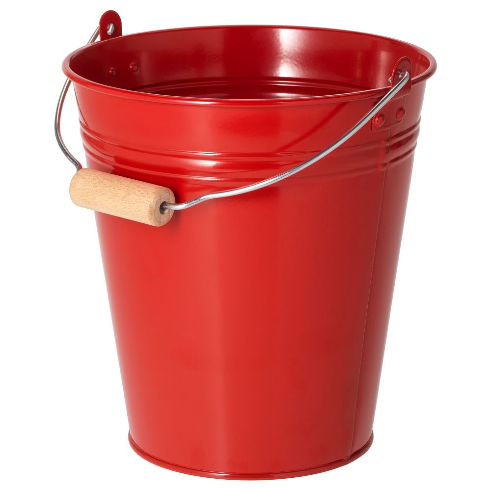 Ведро/горшок СОККЕР, д/дома/улицы, красный - фото 1