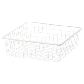 JONAXEL Проволочная корзина - белый 50x51x15 см