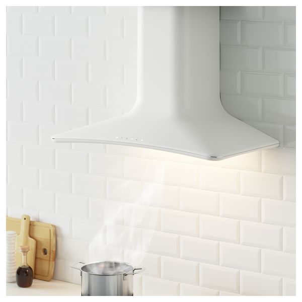 Колпак вытяжного шкафа стенного крепления ХАРМОНИСК, белый (85 см) - фото 3