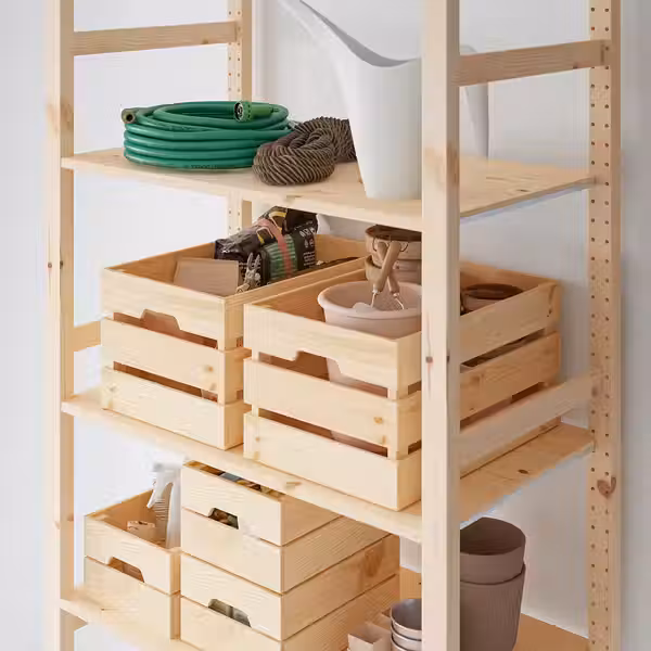 KNAGGLIG Ящик - сосна 46x31x25 см - фото 8