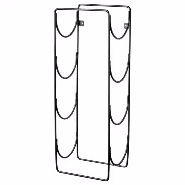 SNÖSPIRA СНЁСПИРА Подставка для 4 бутылок - чёрный - фото 1