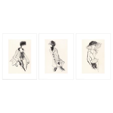 Набор постеров, 3 штуки ТРИЛЛИНГ, Мода I-III (30x40 см)