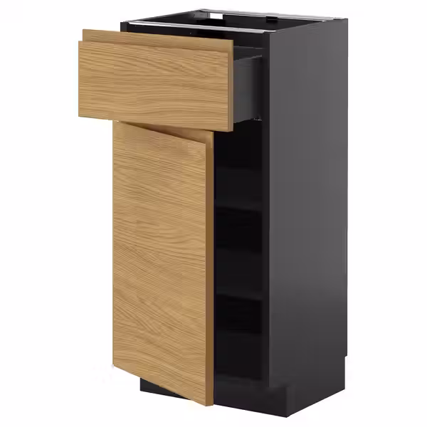 METOD / KNIVSHULT Напольный шкаф с ящиком/дверцей - фото 1