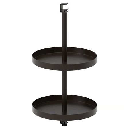 ENHET Вращающаяся полка - антрацит 40x21 см