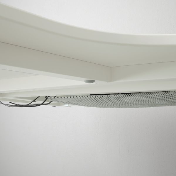 Угловой письменный стол левый, белый 160x110 см IKEA BEKANT БЕКАНТ 292.784.55 - фото 3