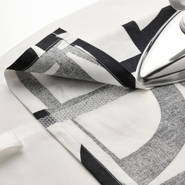 Гардины, 2 шт., 145x300 см, белый, черный IKEA VINTEROXBÄR 705.597.73 - схема-чертеж с размерами