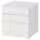 SMÅSTAD / PLATSA Комод с 3 ящиками - белый/белый 60x57x63 см