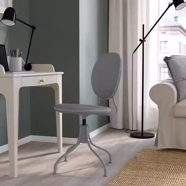 BJÖRKBERGET Рабочий стул - Idekulla темно-серый - фото 4