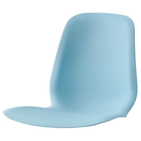 Сиденье со спинкой ЛЕЙФ-АРНЕ, голубой