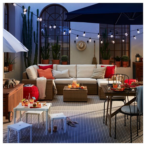 Модульный Угловой 4-местный диван, садовый IKEA SOLLERÖN СОЛЛЕРОН 892.525.65 - фото 3