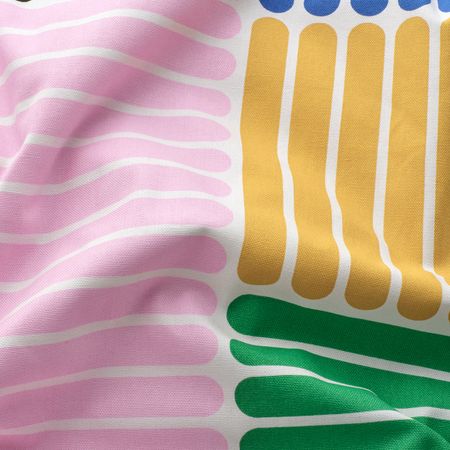 LYCKSELE Чехол на 2-местный диван-кровать - Grindtorp разноцветный/орнамент «полоска»