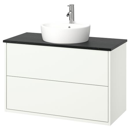 Шкаф с ящиками, раковина, смеситель IKEA HAVBÄCK, TÖRNVIKEN ТОРНВИКЕН 795.215.73