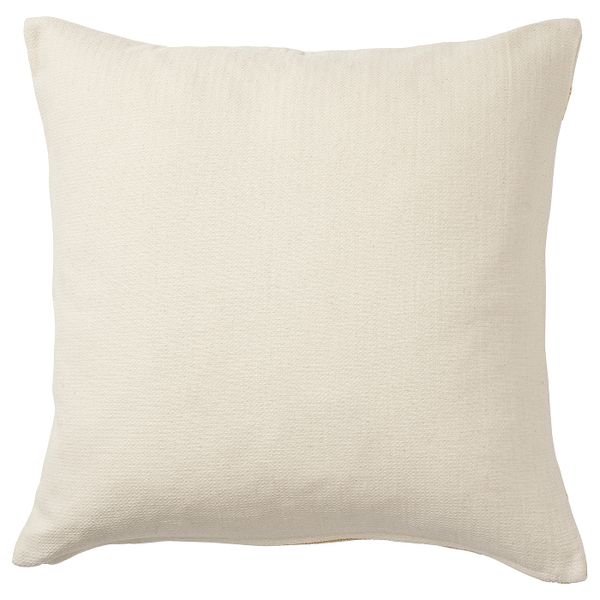 Подушка, неокрашенный золотисто-желтый/в полоску 50x50 см IKEA KNIPPARV КНИППАРВ 504.565.25 - фото 5