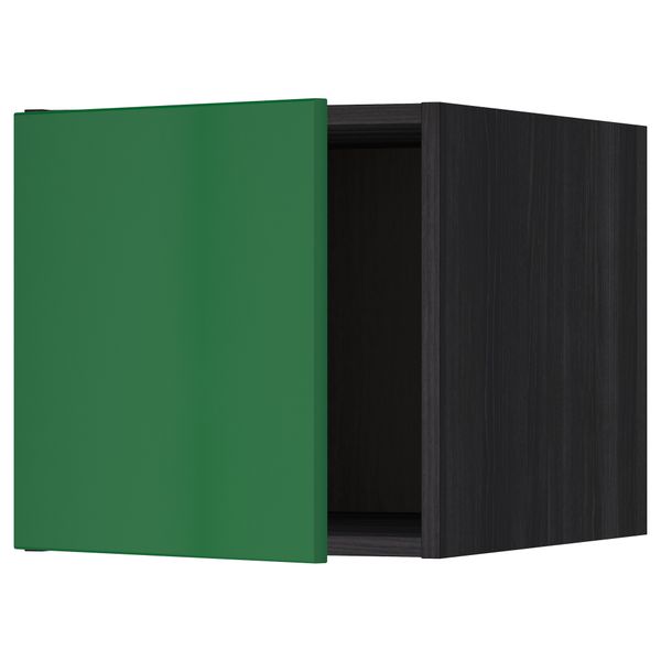 Верхний шкаф МЕТОД, черный, Флэди зеленый (40x40 см) - схема-чертеж с размерами
