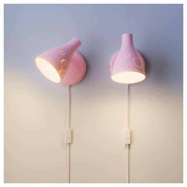 Бра СНЁИГ, светло-розовый - схема-чертеж с размерами