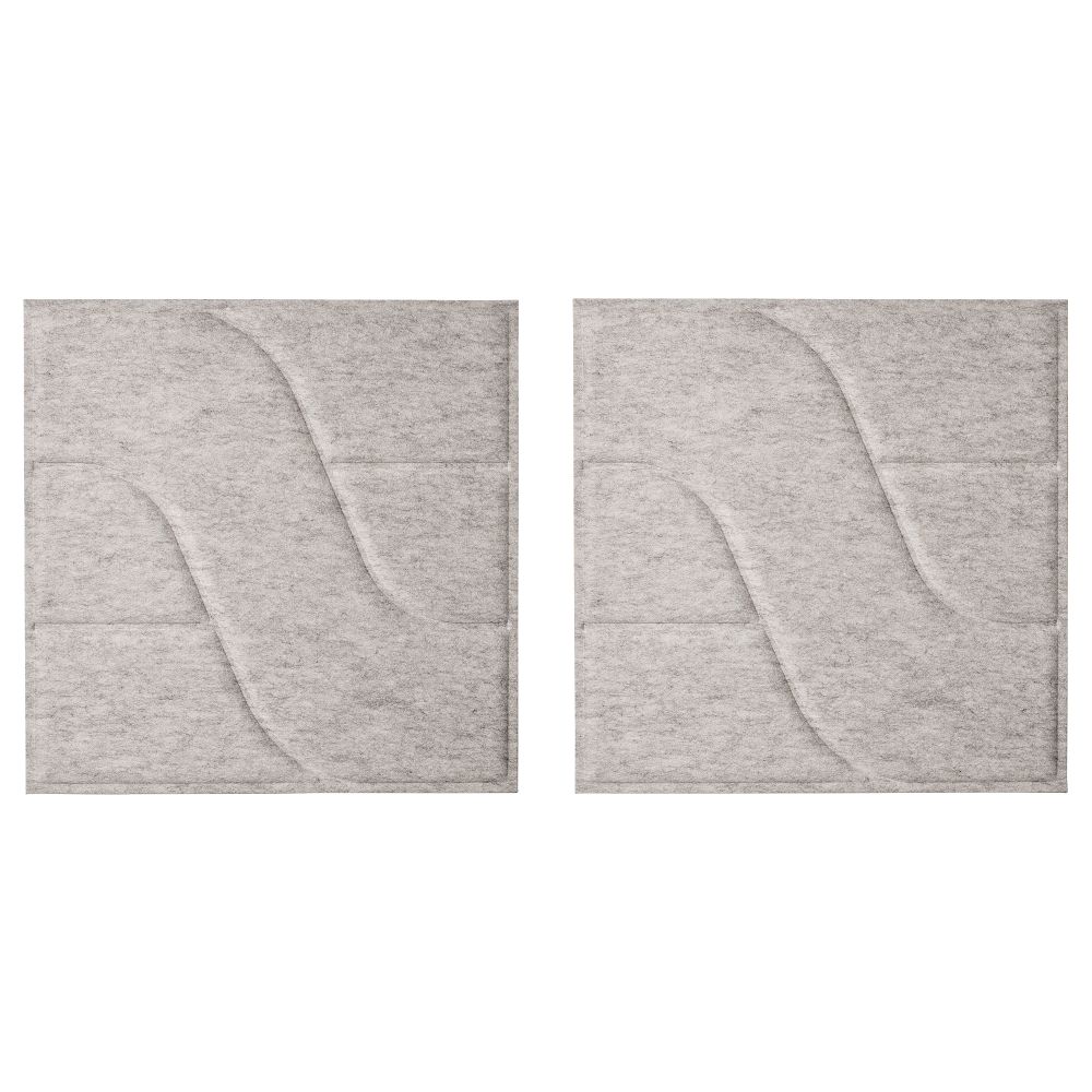 Звукопоглощающая панель, украшение, серый, 41x41 см IKEA NÄVERHÄGG 604.925.18 - фото 1