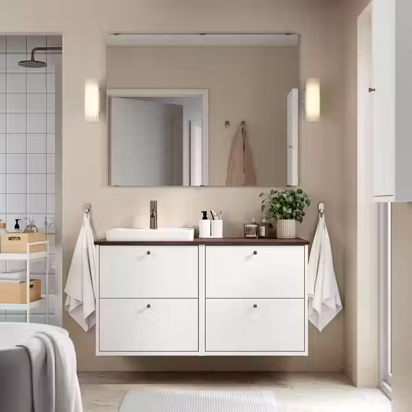 HAVBÄCK / ORRSJÖN ОРРШЁН Шкаф п-раковину/раковина/смеситель - фото 2