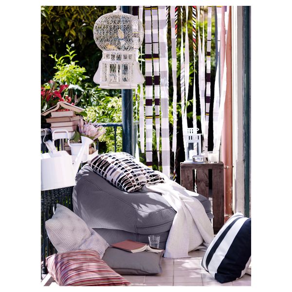 Пуф-мешок для дома/сада БУССЭН, серый - фото 6