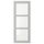 LERHYTTAN Стеклянная дверь - светло-серый 40x100 см