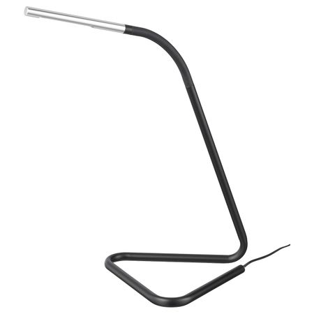 Рабочая лампа, светодиодная, черный/серебристый IKEA HÅRTE ХОРТЕ 003.605.92