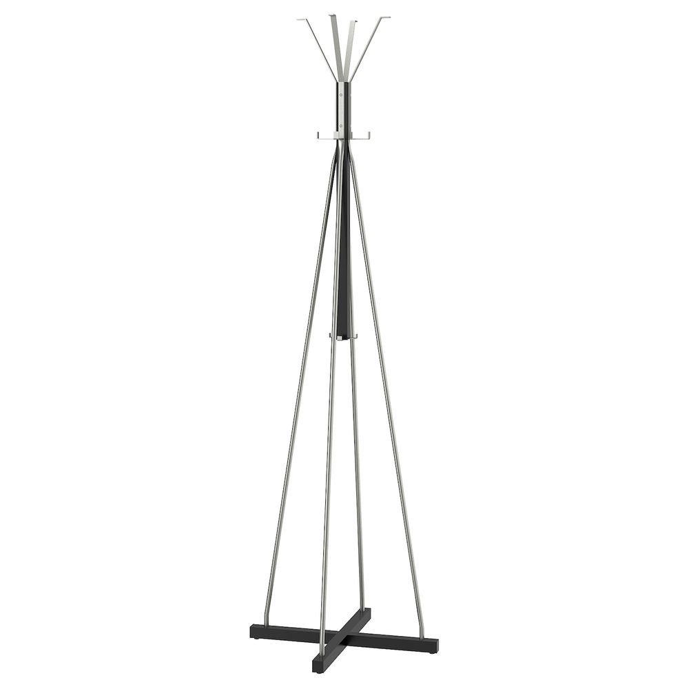Вешалка, черный 193 см IKEA TJUSIG ЧУСИГ 303.889.24 - фото 1