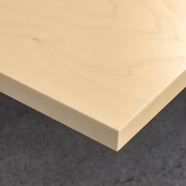 MITTZON МИТТЗОН Конференц-стол - березовый шпон/чёрный 120x108x75 см - фото 6