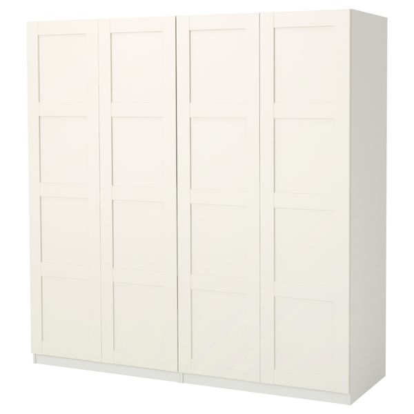 Гардероб, белый, белый, 200x60x201 см IKEA PAX ПАКС, BERGSBO БЕРГСБУ 691.272.90 - фото 3
