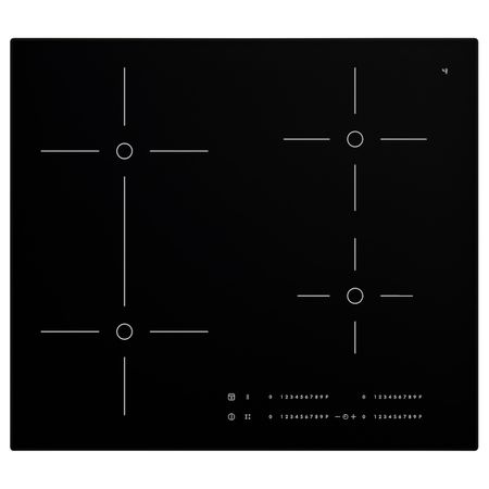 Индукционная варочная панель, черный 59 см IKEA СМАКЛИГ 202.228.30
