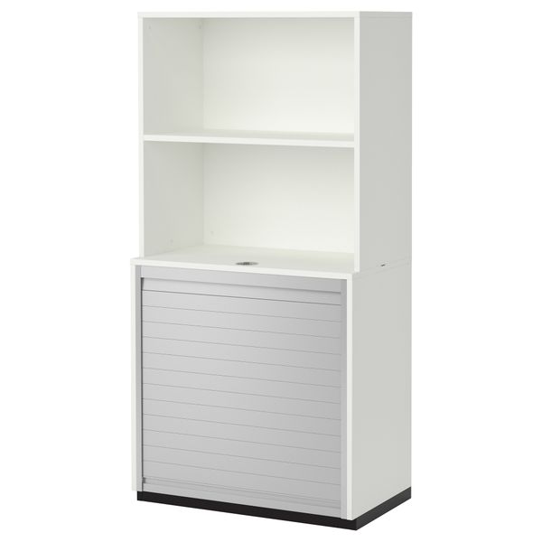 Комбинация для хранения с дверцей-шторой ГАЛАНТ, белый (80x160 см) - фото 1