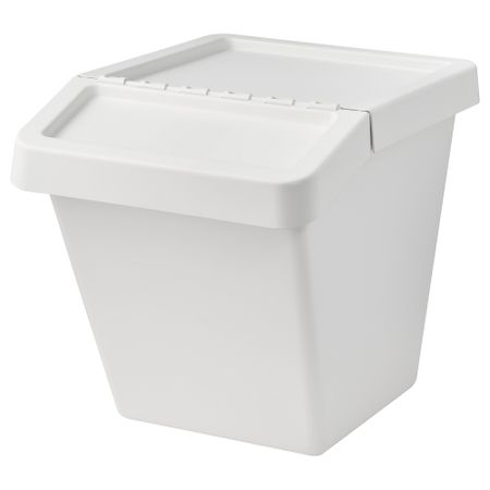 Бак мусорный, белый, 60 л IKEA SORTERA СОРТЕРА 702.558.99