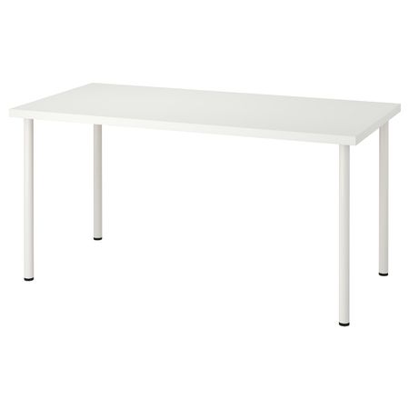 Стол, белый 150x75 см IKEA LINNMON ЛИННМОН / ADILS АДИЛЬС 192.795.73