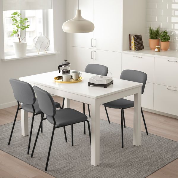 Стул, темно-серый/Кабуса темно-серый IKEA KARLJAN КАРЛ-ЯН 403.578.18 - фото 3