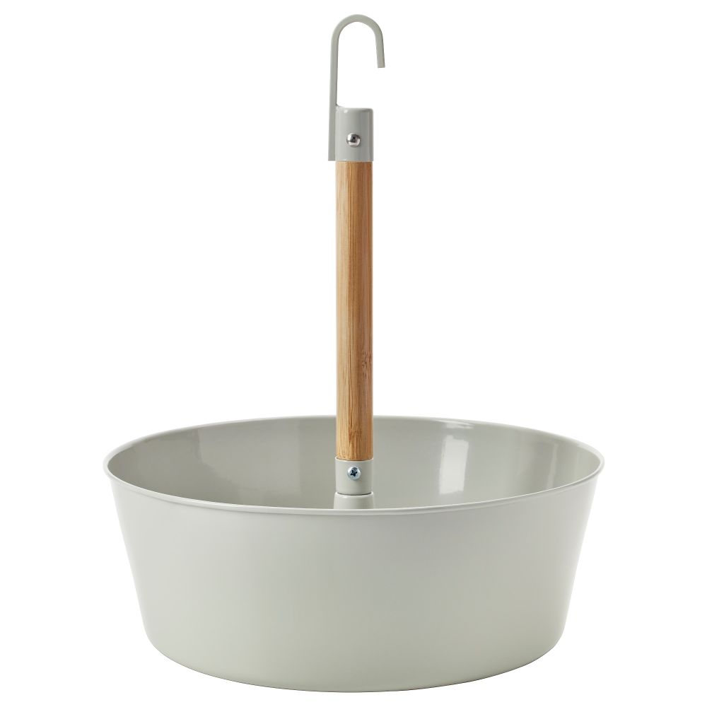 Кашпо подвесное БИТТЕРГУРКА, серый - фото 1