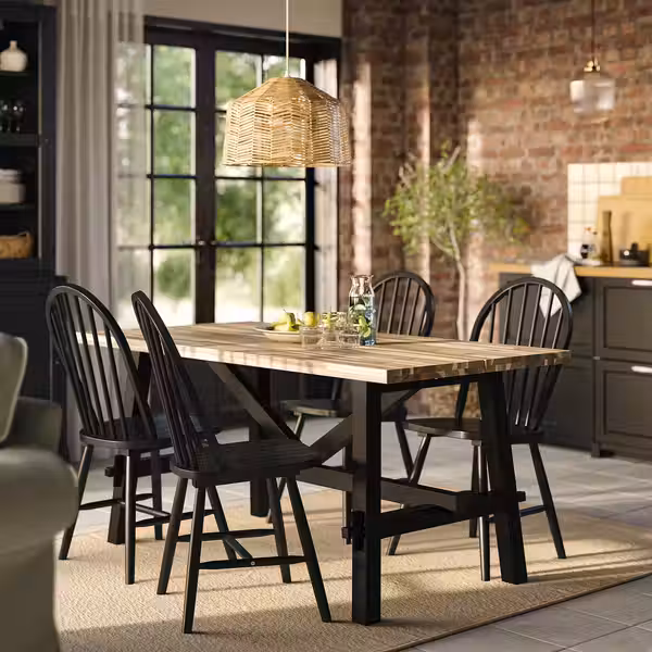 SKOGSTA Стол и 4 стула - фото 2