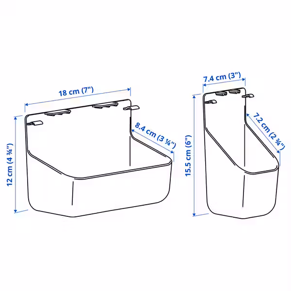 VISSLAÅN - схема-чертеж с размерами